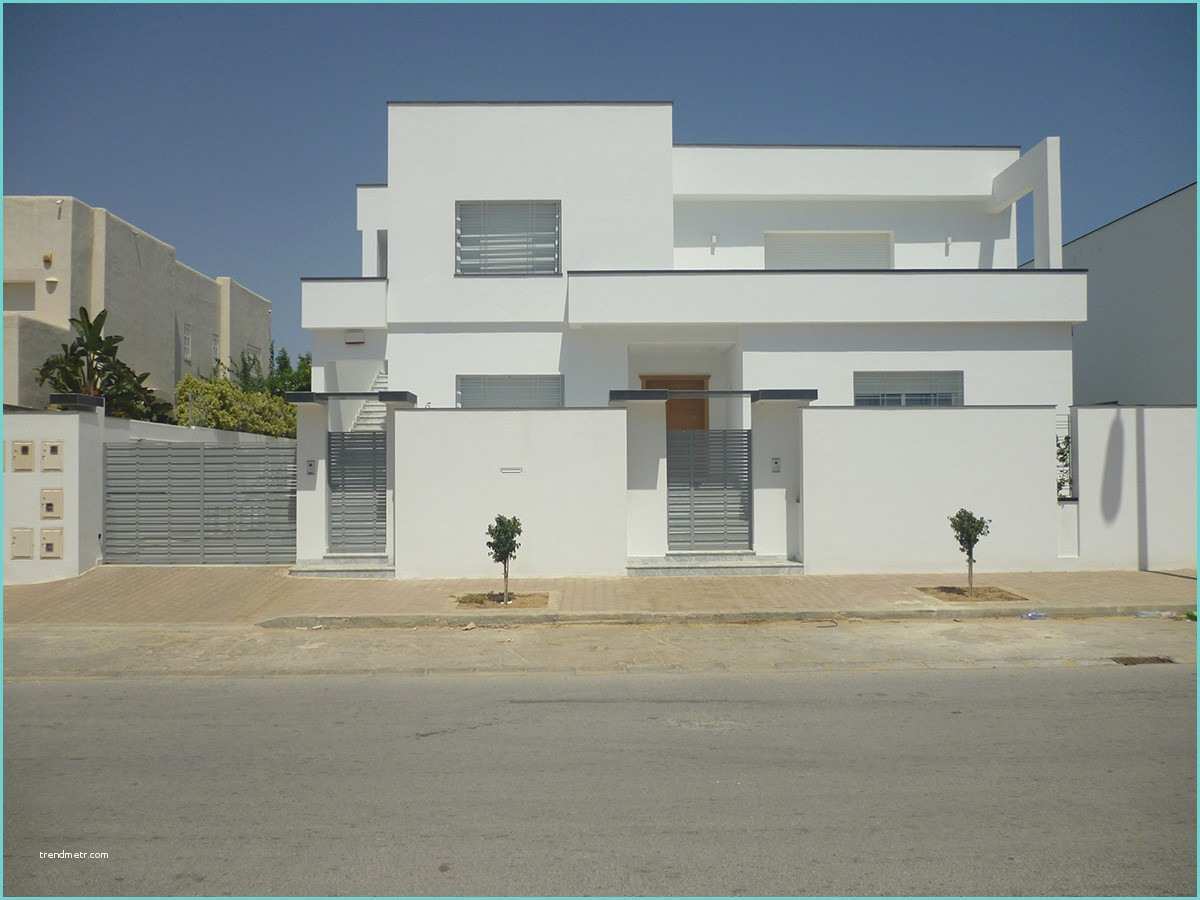 Facade Villa Moderne Tunisie Facade Villa Moderne Tunisie