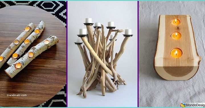Fai Da Te Legno Idee 20 Idee Per Portacandele Fai Da Te In Legno