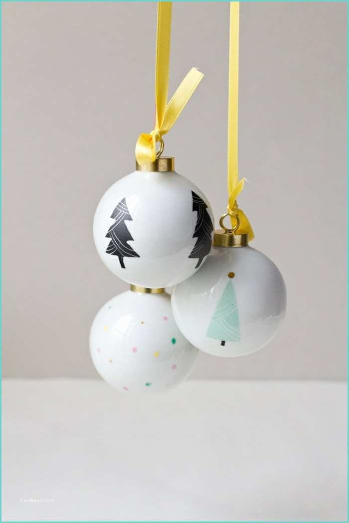 Faire Decoration De Noel 48 Diy Idées Pour Créer Une Boule De Noël originale