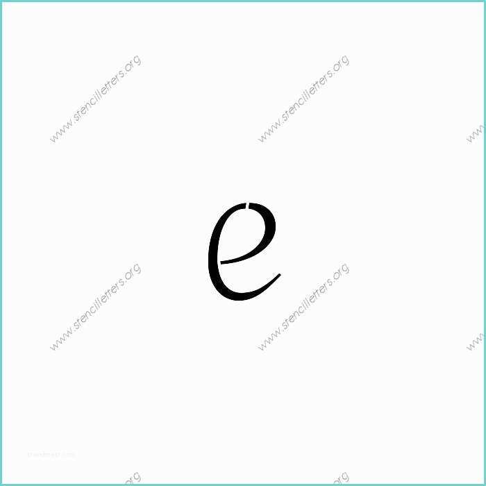 Fancy Letter E Images Fancy Italic Uppercase & Lowercase Letter Stencils A Z 1 4