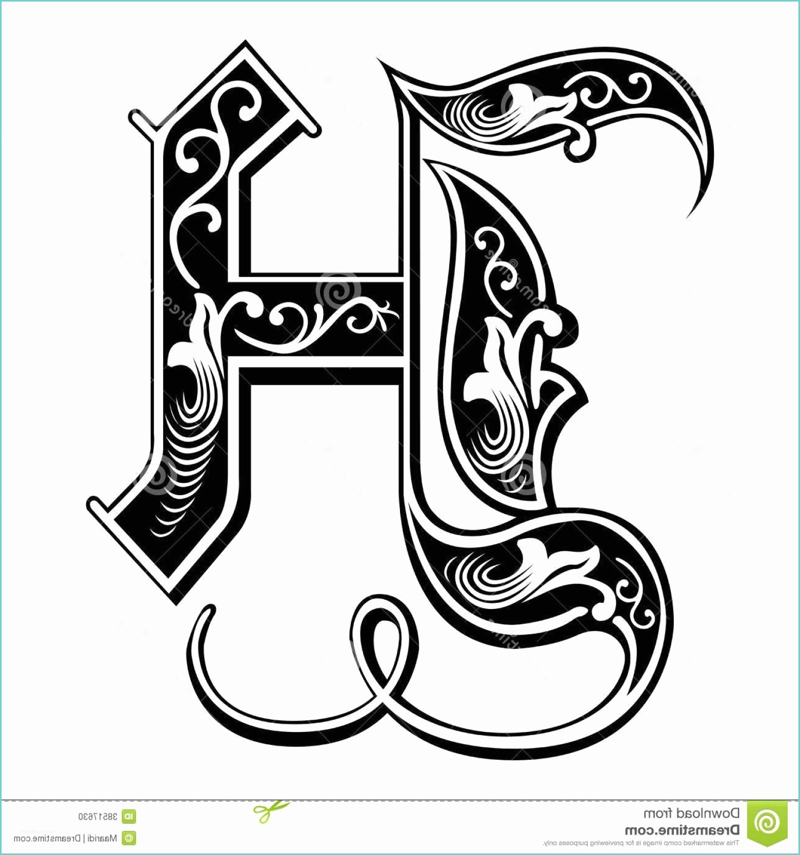 Fancy Letter E Images Fancy Letter H Clipart Clipartxtras | Trendmetr