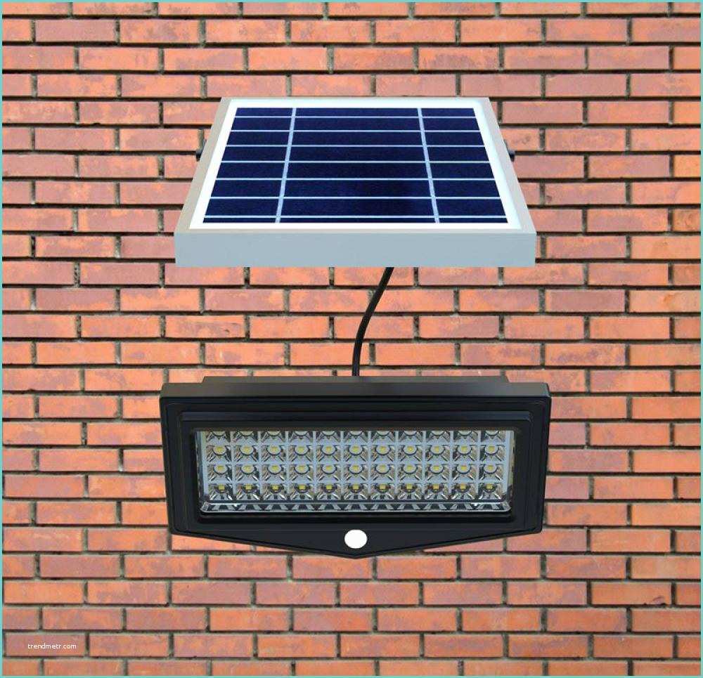 Faretto A Batteria Con Sensore Di Movimento Lampada Energia solare Led Giardino Fotovoltaica Luce
