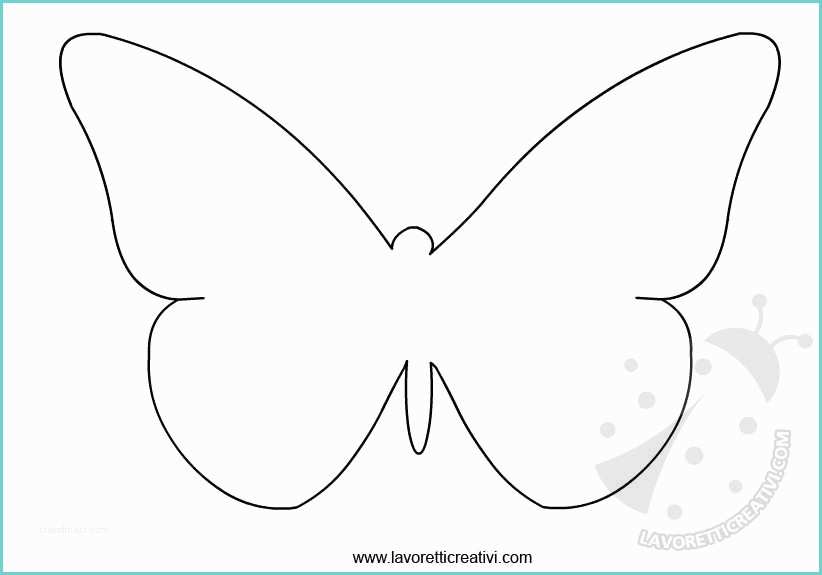 Farfalle E Fiori Da Colorare Farfalle Sagome Da Ritagliare Lavoretti Creativi