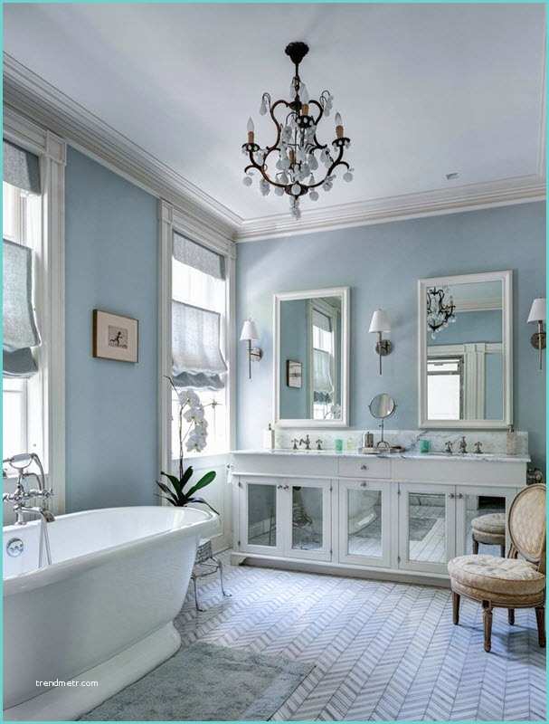 Farrow and Ball Skylight 35 Blue Gray Bathroom Tile Ideas and Pictures