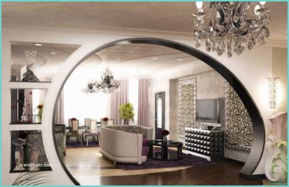 Faux Plafond Salon Villa 2015 Décoration Salons Marocains Et Plafond Plâtre Pour Maison