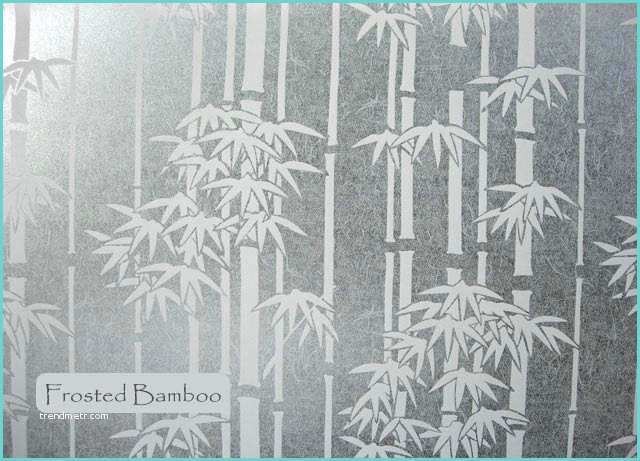 Film Pour Vitrage Bricorama Decoration Personnalisation De Vitrages Bambou Givr