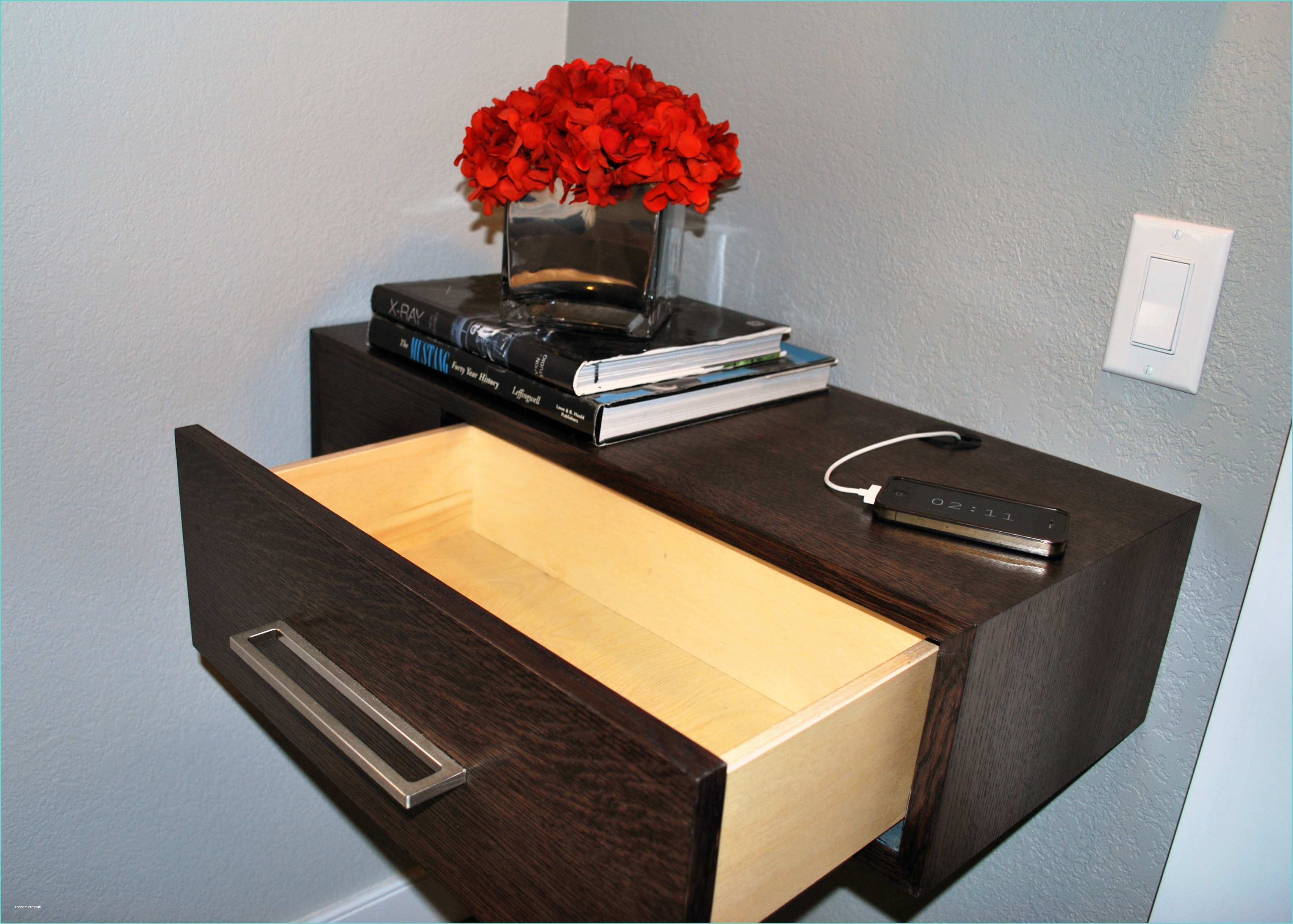 Floating Nightstand with Drawer Diy Floating Nightstand with Drawer