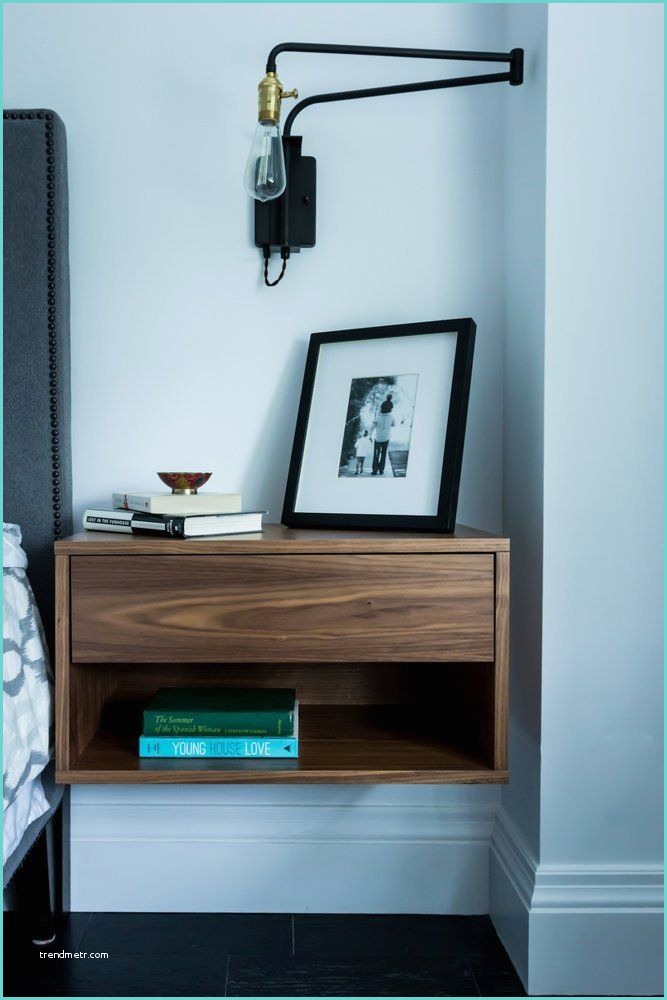 Floating Nightstand with Drawer Diy Modern Nightstands that Plete the Room with their