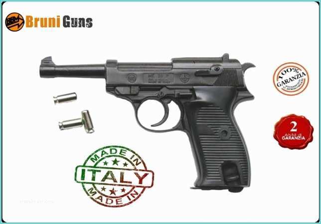 Flobert Cal 6 Libera Vendita Pistola A Salve Walther P 38 Cal 8 Mm Bruni Bbm Italia