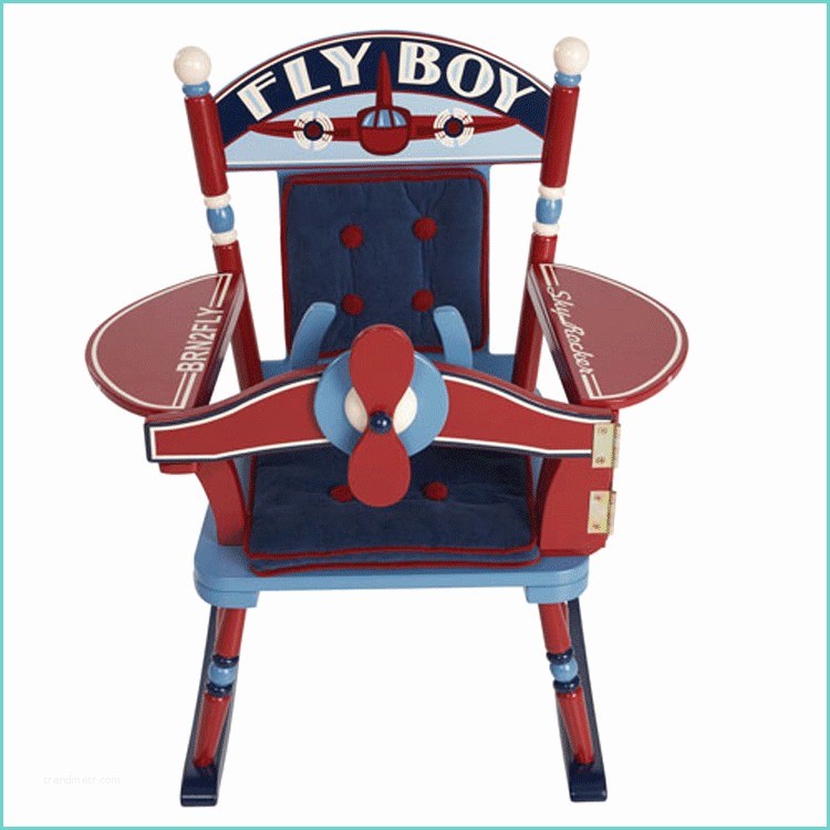 Fly Rocking Chair Airplane Decor Fly Boy Rocking Chair