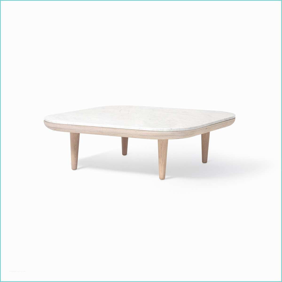 Fly Table Basse Table Basse Fly Marbre Sc4 Blanc and Tradition