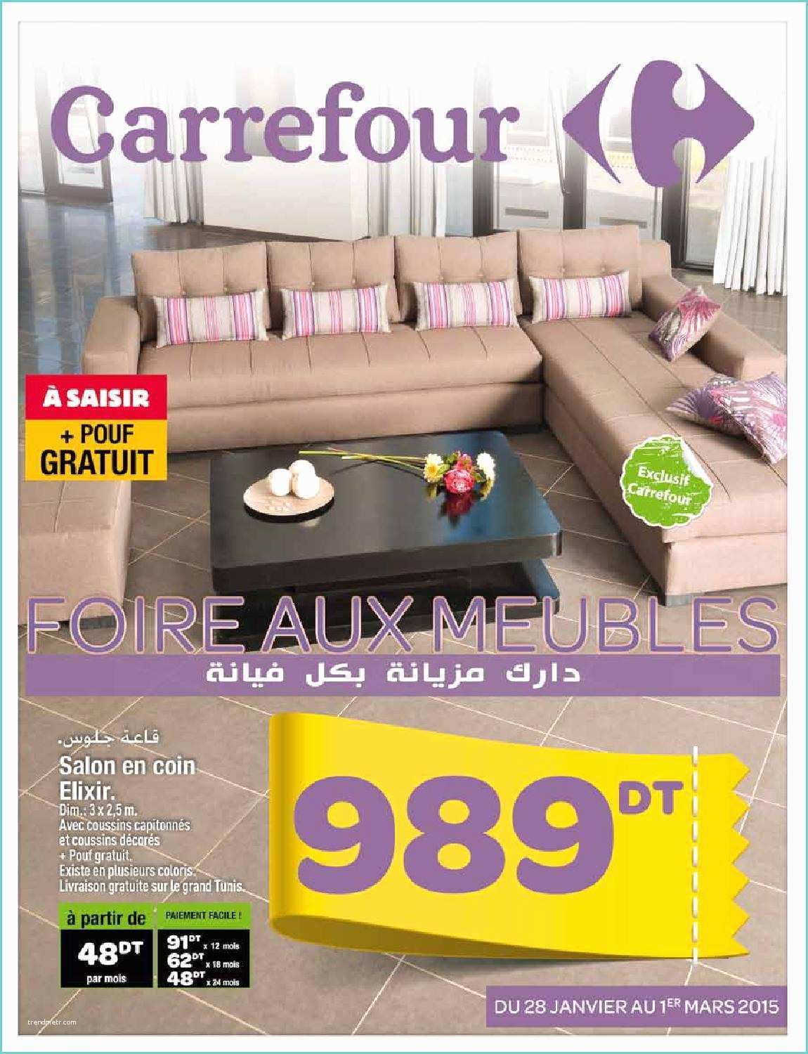 Foire Kram Meuble 2018 Catalogue Carrefour "foire Aux Meubles" by Carrefour
