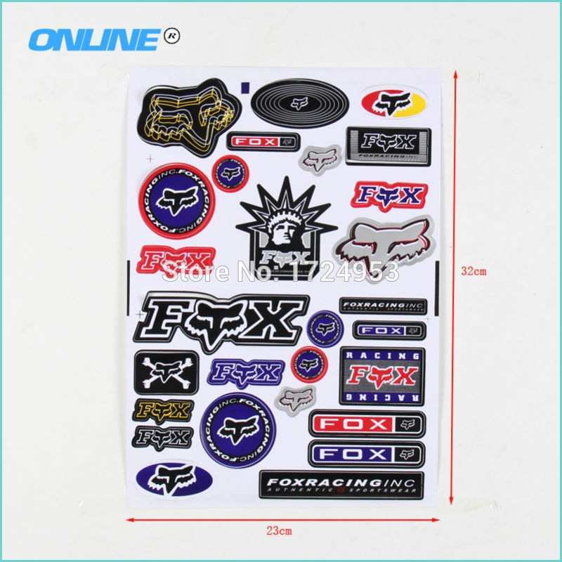 Fox Racing Stickers for Dirt Bikes Line Buy wholesale Graphics atv From China Graphics atv