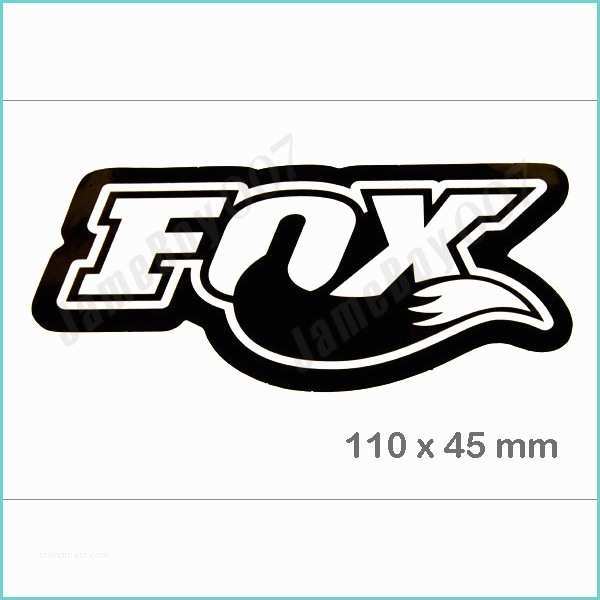 Fox Racing Stickers for Dirt Bikes Mrs0920 White Fox Racing Emblem Die Cut Decorative