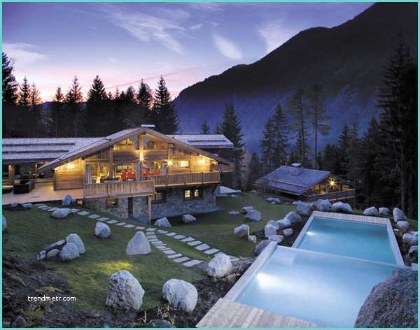 French Chalet Style Homes Elegant and Exclusive Chalet Plex In French Alps