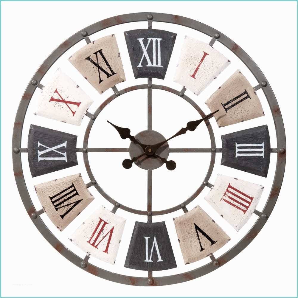 Grosse Horloge Maison Du Monde Horloge En Métal D 62 Cm Lanilys