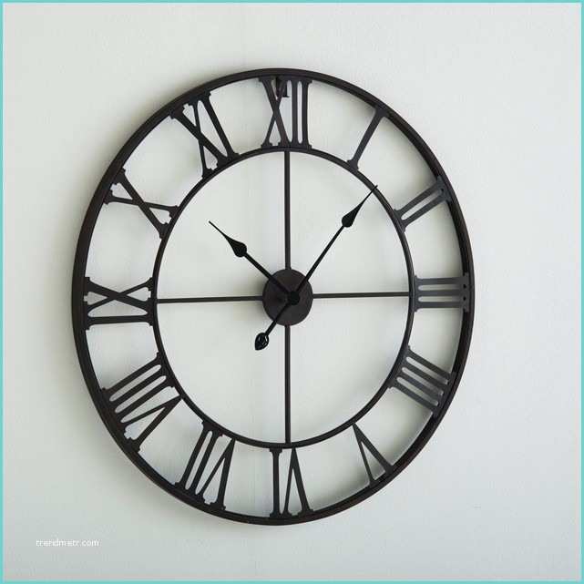 Grosse Horloge Maison Du Monde Horloge Métal Zivos Marron La Redoute Interieurs