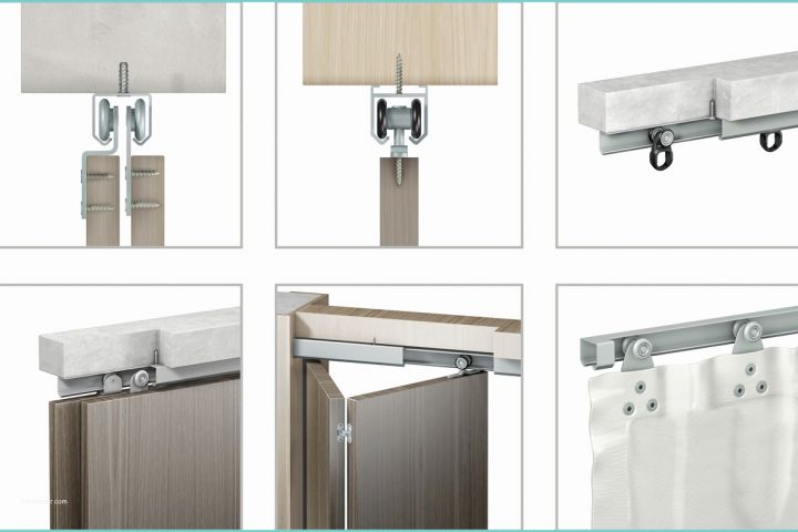 Guide Per Porte Scorrevoli Pesanti Rivestimenti Bagno Moderno tortora