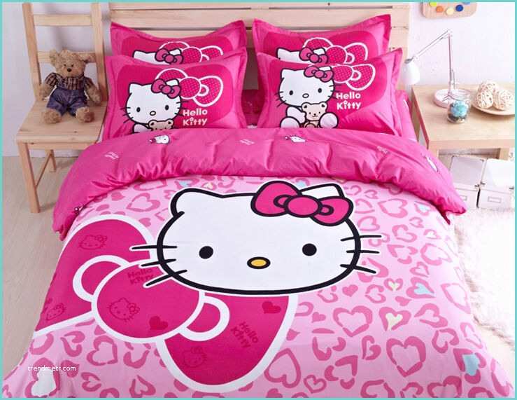 Hello Kitty Comforter Set Cute Hello Kitty Bedding Duvet Quilt Cover Bedding Set