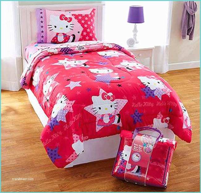 Hello Kitty Comforter Set Hello Kitty 4pc Twin Bedding Reversible forter Sheet