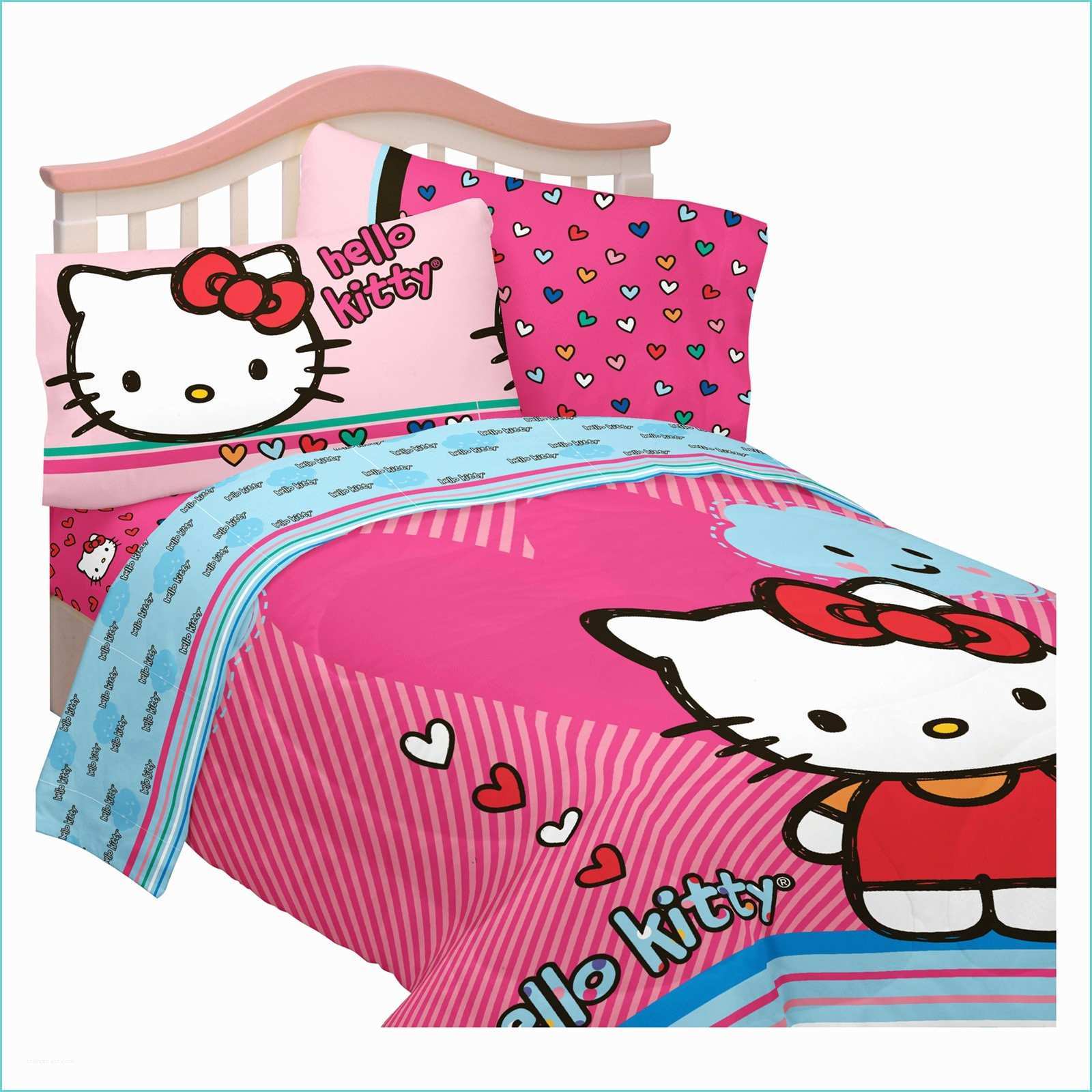 Hello Kitty Comforter Set Hello Kitty Bedding Set Girls Bedding at Hayneedle