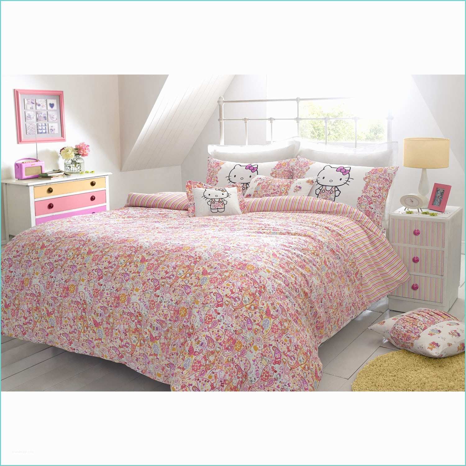 Hello Kitty Comforter Set Hello Kitty Bedroom Set Hello Kitty Microfiber Kitty Me