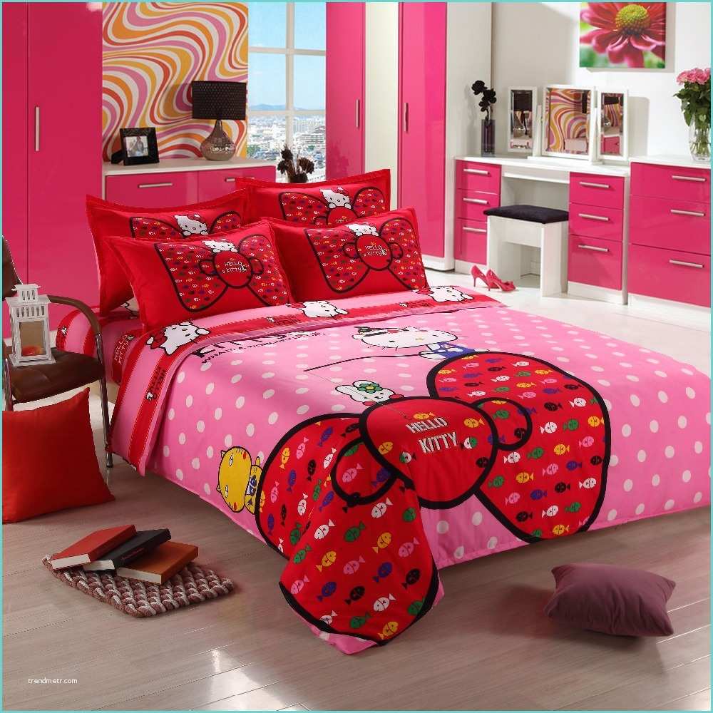 Hello Kitty Comforter Set Hello Kitty Queen Bedding Set Home Furniture Design