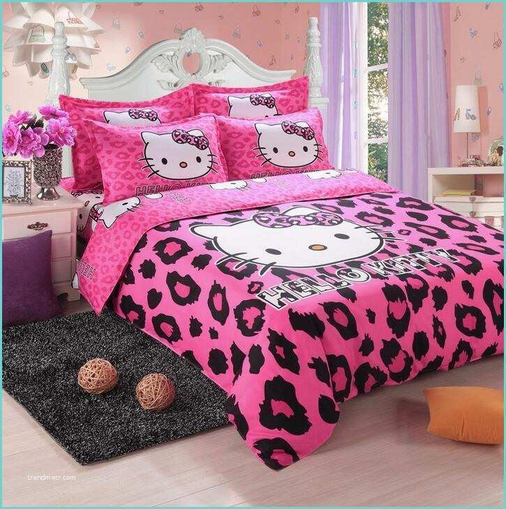 Hello Kitty Comforter Set New Cute Hello Kitty Bedding Duvet Quilt Cover Bedding Set