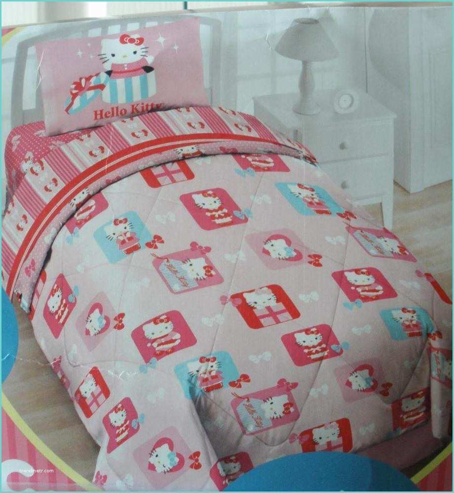Hello Kitty Comforter Set New Sanrio Hello Kitty Pink Twin Microfiber forter