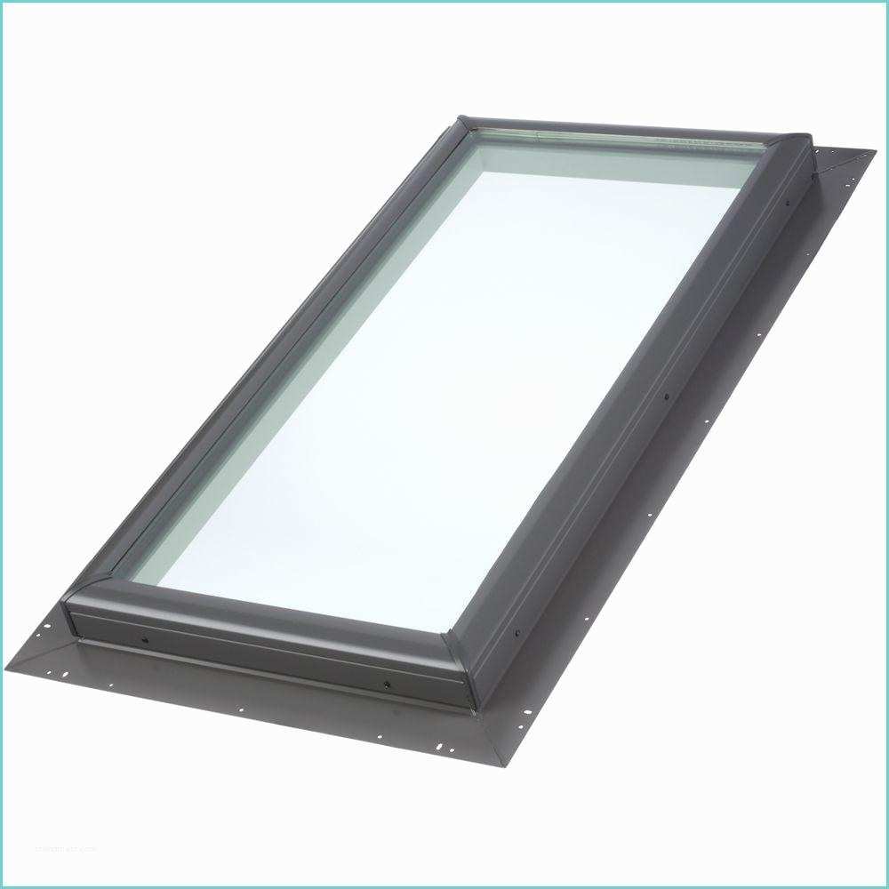 Home Depot Velux Velux 22 1 2 In X 30 1 2 In Fixed Pan Flashed Skylight