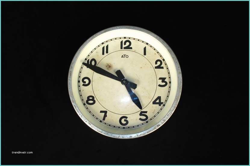 Horloge Geante Industrielle Ancienne Horloge Industrielle ato – Old School Bazaar