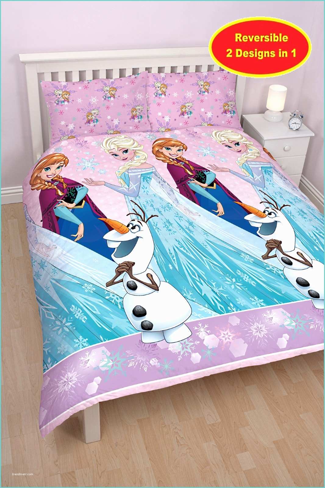 Housse De Couette 220x240 Disney Disney Frozen Magic Reversible Double Duvet Quilt Cover
