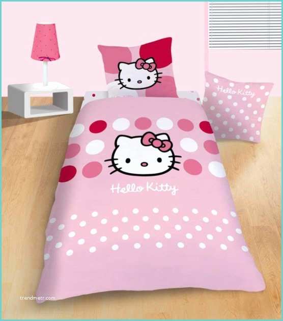 Housse De Couette Hello Kitty Housse De Couette Hello Kitty 140 X 200 Cm Parure De Lit