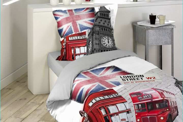 Housse De Couette London 140x200 Housse De Couette 140x200 Parure De Lit 1 Personne