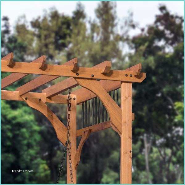 How to Build A Backyard Discovery Pergola Cedar Pergola Swing Patio Products