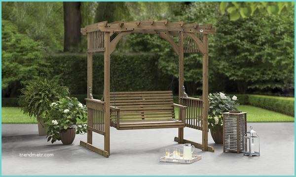 How to Build A Backyard Discovery Pergola Deluxe Pergola Swing Arched Roof
