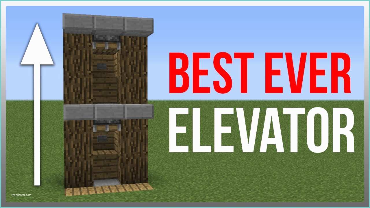 How to Build A Redstone Elevator Minecraft 1 10 Redstone Tutorial Best Elevator