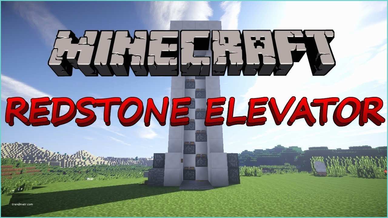 How to Build A Redstone Elevator Minecraft How to Make A Redstone Elevator with Doors 1 12