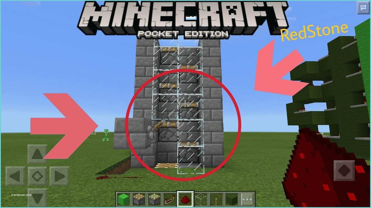 How to Build A Redstone Elevator Minecraft Pe Redstone Elevator Tutorial How to Make A