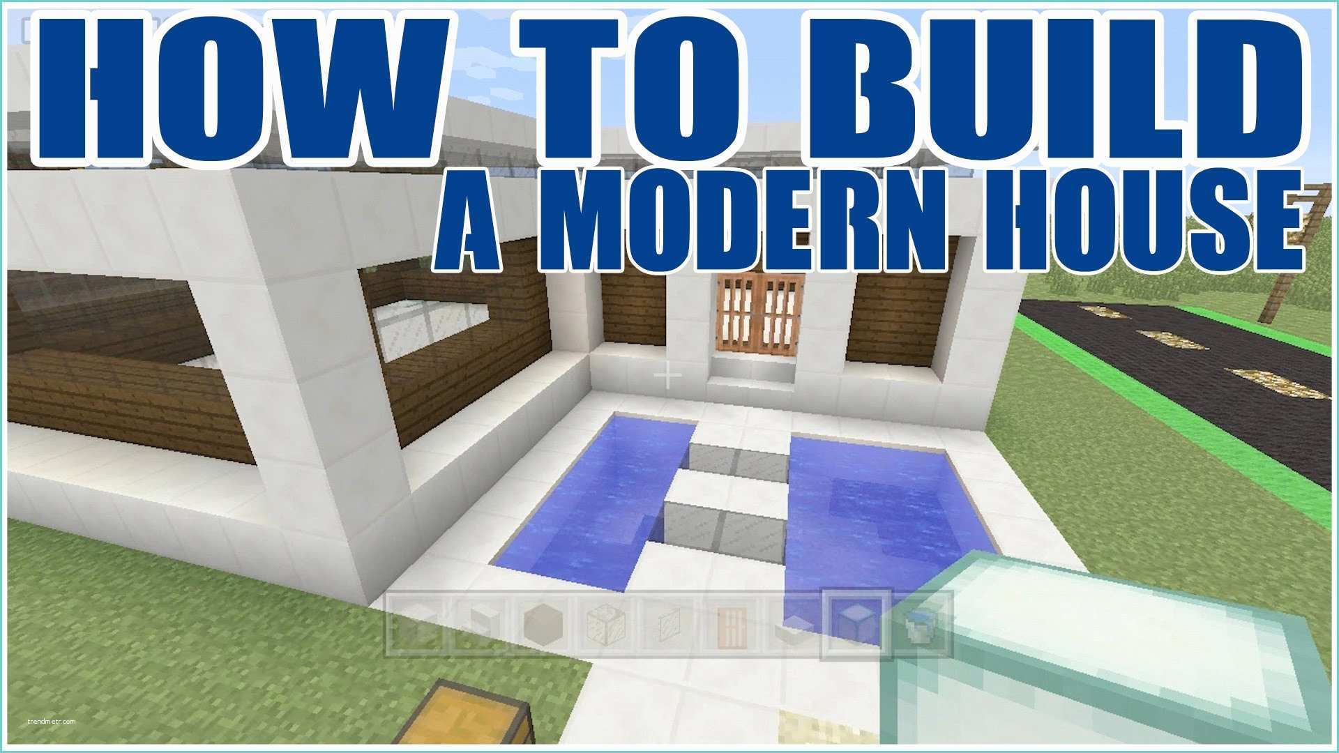 How to Build A Simple Modern House In Minecraft Pe 90 [ Minecraft Ps3 Living Room ] Cool Minecraft Living