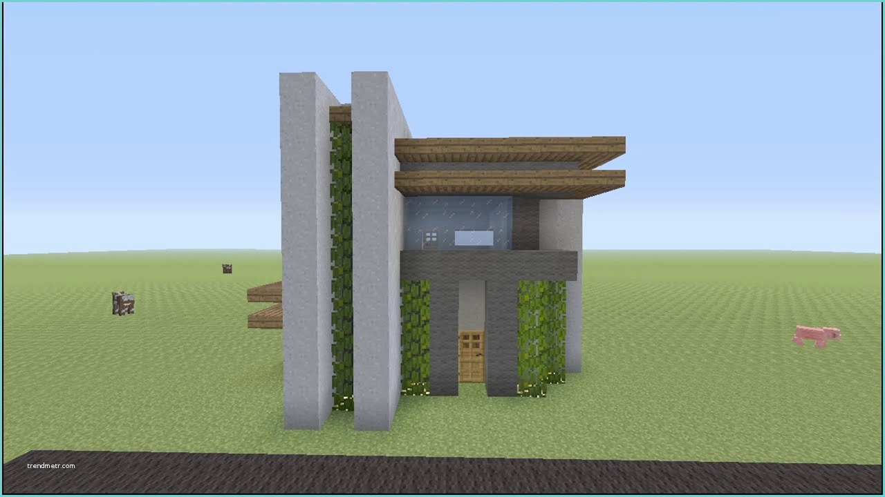 How to Build A Simple Modern House In Minecraft Pe How to Build A Small Modern House In Minecraft Easy