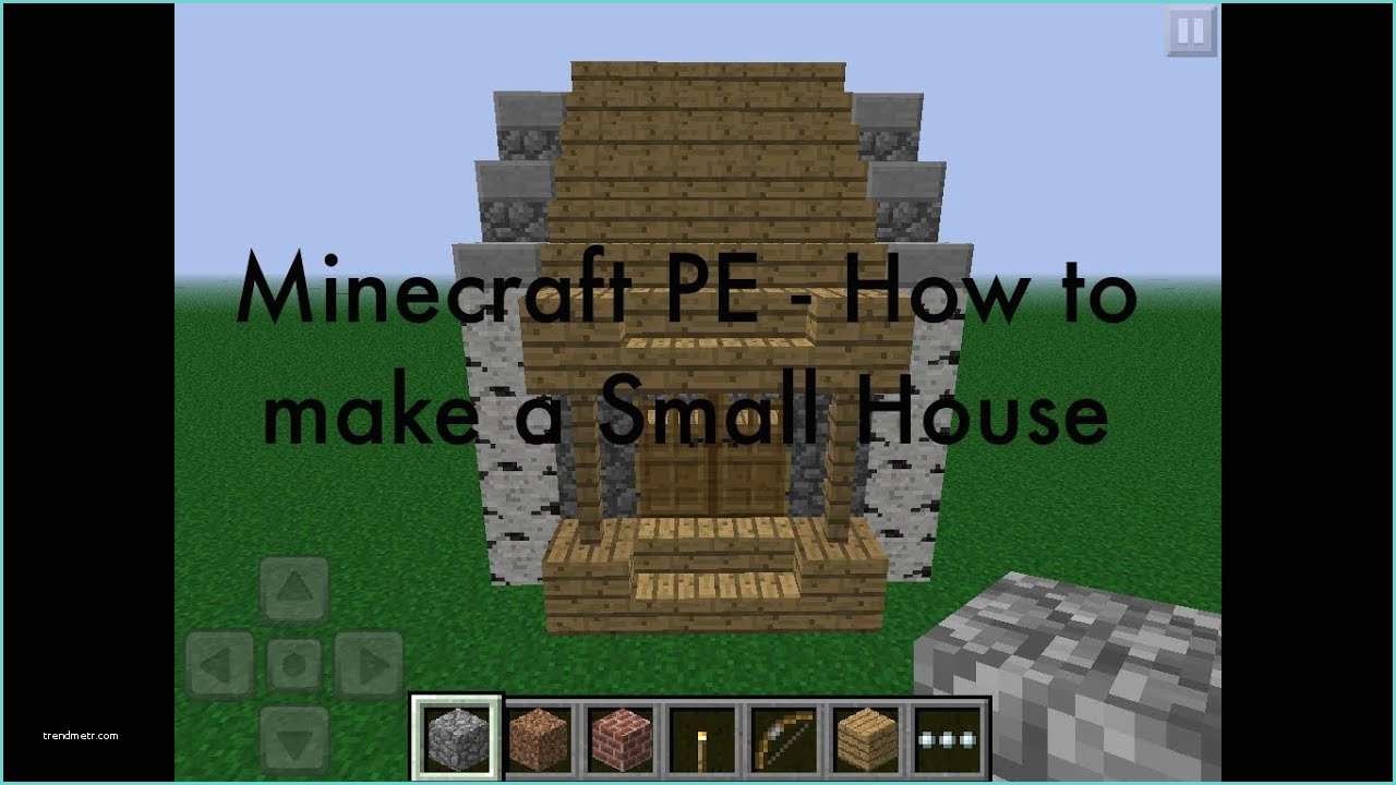 How to Build A Simple Modern House In Minecraft Pe Minecraft Pe How to Make A Small House