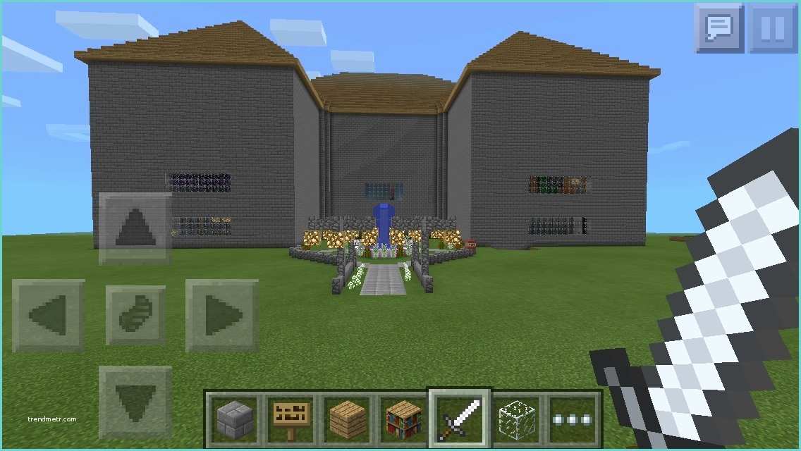How to Build A Simple Modern House In Minecraft Pe Minecraft Pe Mansion