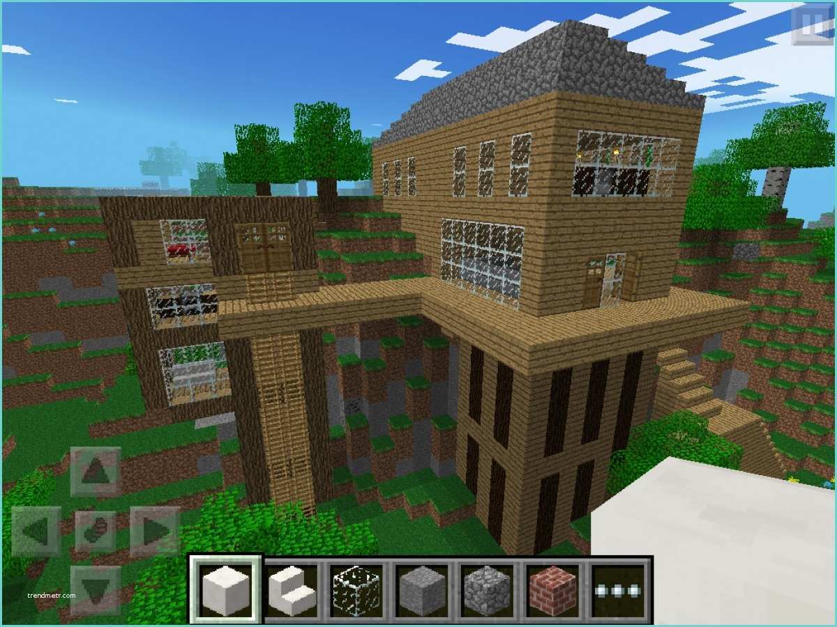 How to Build A Simple Modern House In Minecraft Pe Minecraft Pe Modern House Plan