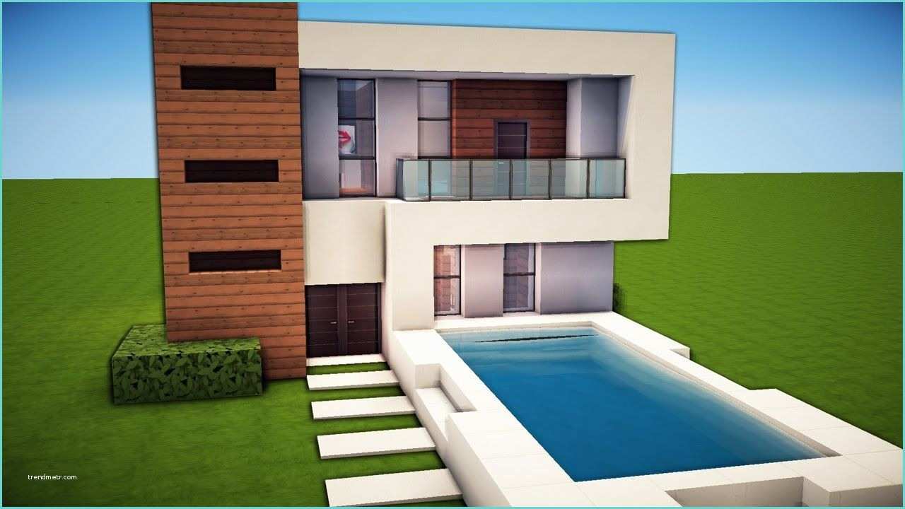 How to Build A Simple Modern House In Minecraft Pe Minecraft Simple & Easy Modern House Tutorial How to