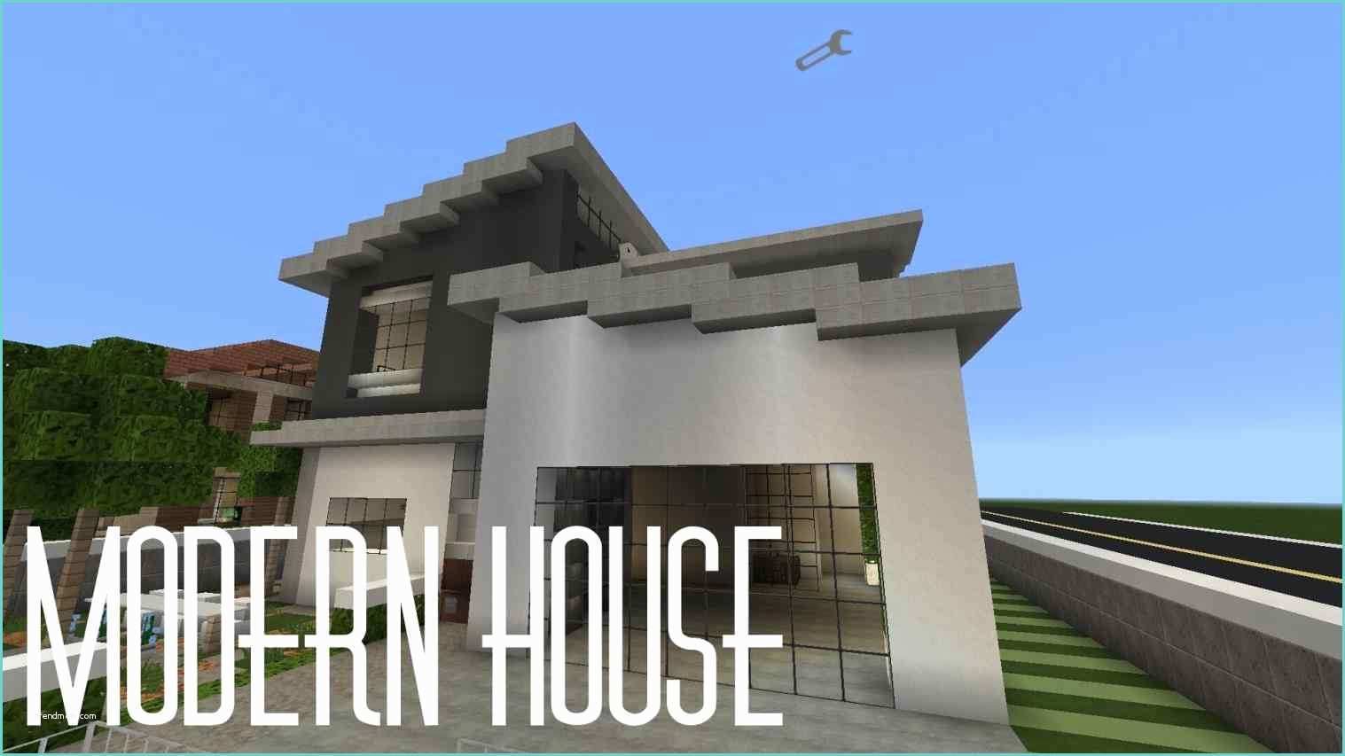 How to Build A Simple Modern House In Minecraft Pe Simple House Designs Minecraft