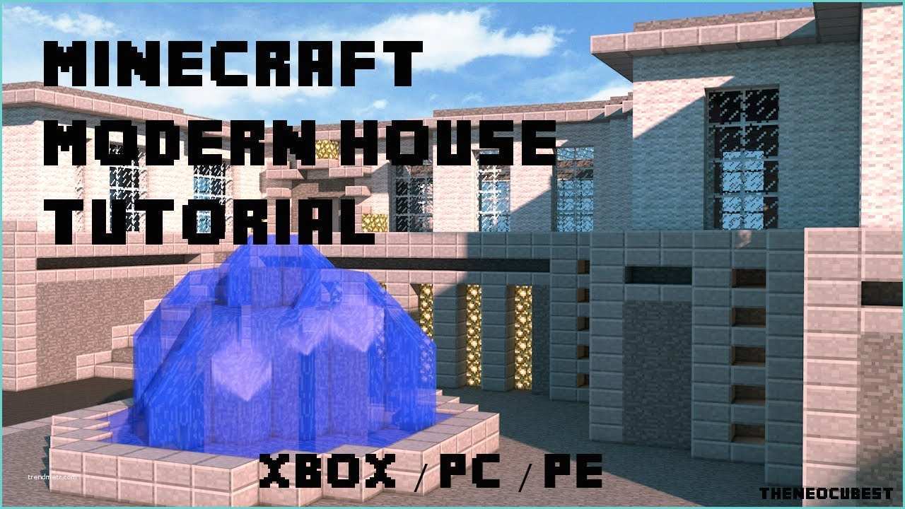 How to Build A Simple Modern House In Minecraft Pe Training Wood Project Guide How to Build A Big Dog House