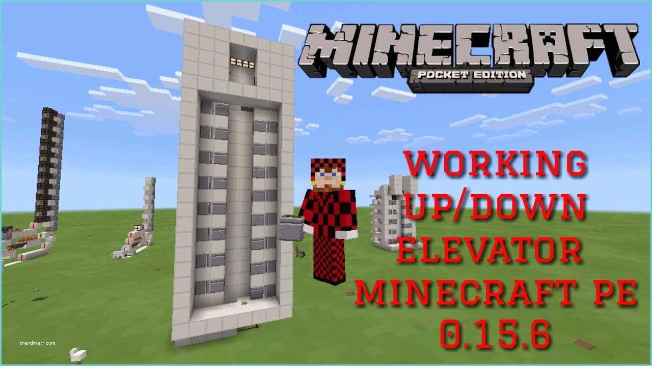 How to Make A Redstone Elevator How to Make Up and Down Piston Elevator V 2 Redstone
