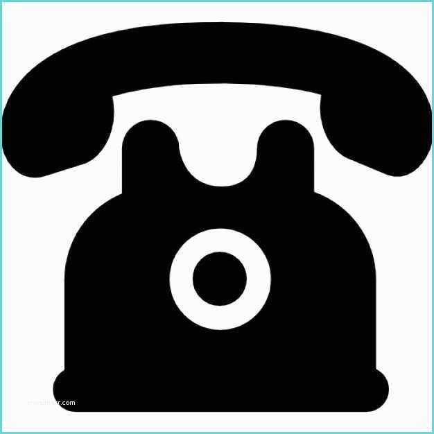 Icono De Telefono De Casa Teléfono De Diseño Negro De La Vendimia