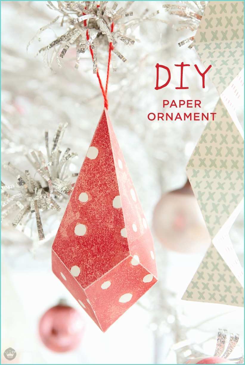 Ide Dcoration Noel Diy 50 Diy Paper Christmas ornaments to Create with the Kids